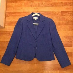 Blue blazer and skirt set